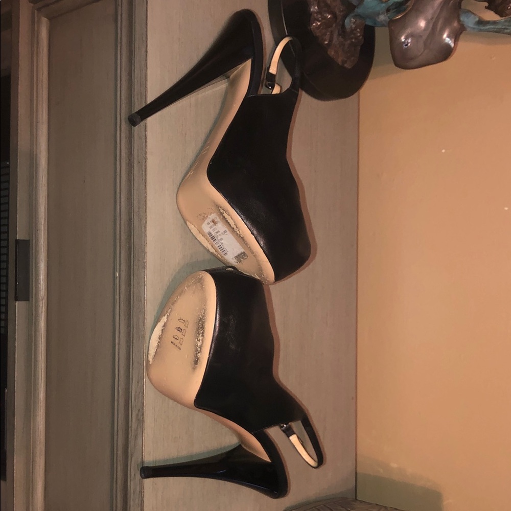 Giuseppe Zanotti Black Peep-Toe Heels - Picture 4 of 4